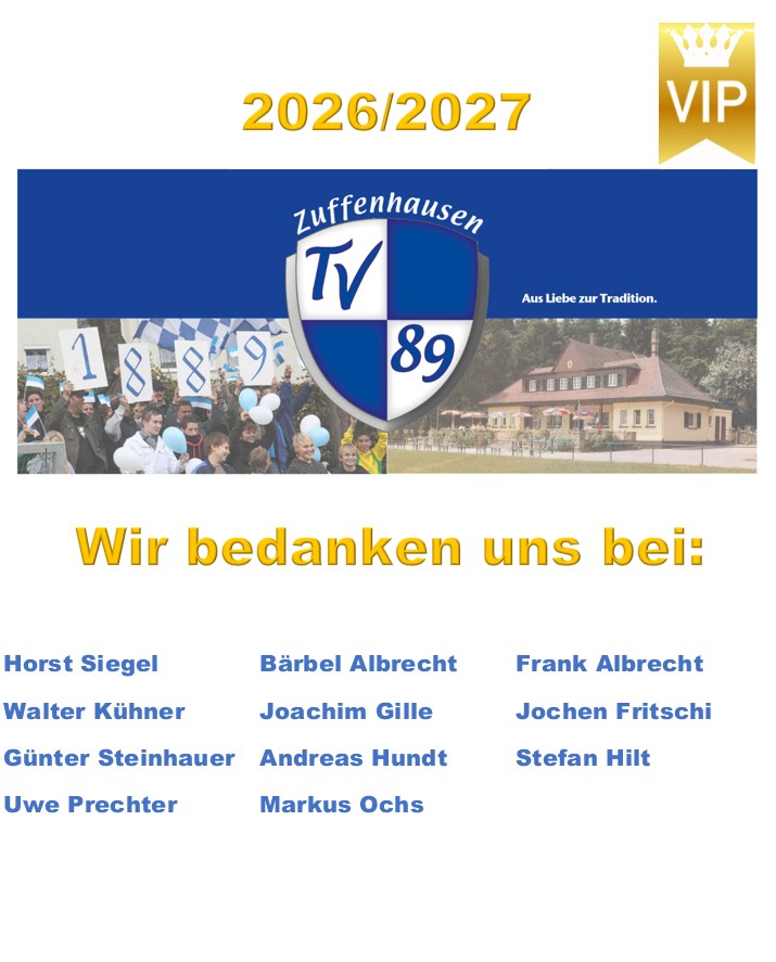 Wir bedanken uns bei...